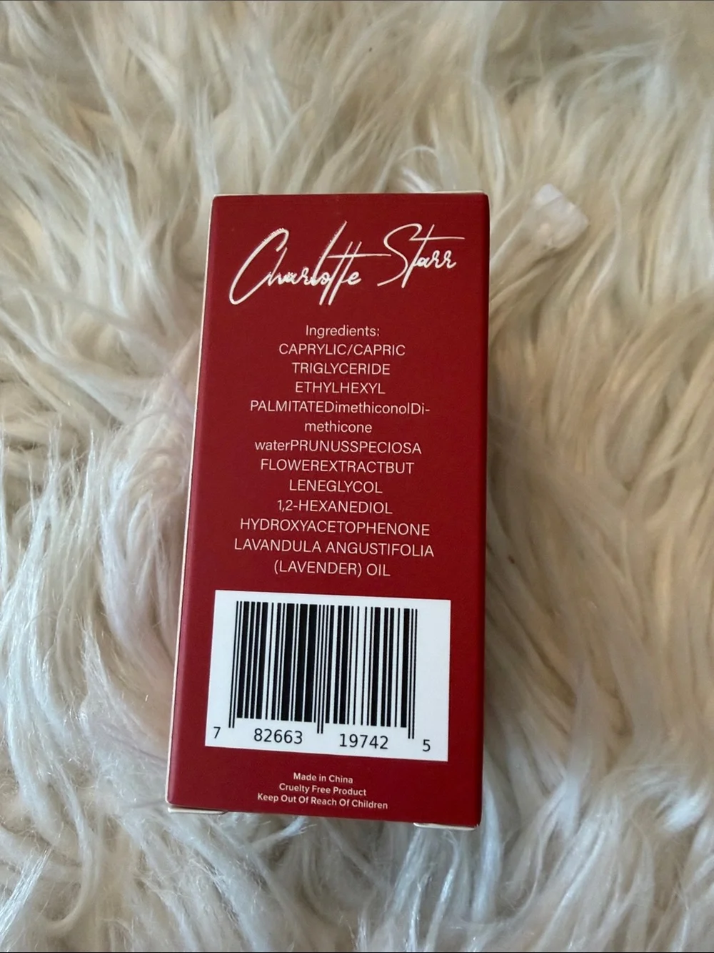 Charlotte Tilbury Cherry Nourishing Hair Oil - red packaging